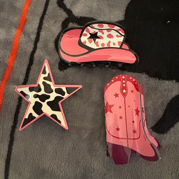 Cowgirl Hair Clips - Picture 1 of 4